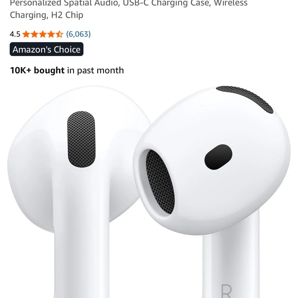 Apple AirPods 4 with White Finish